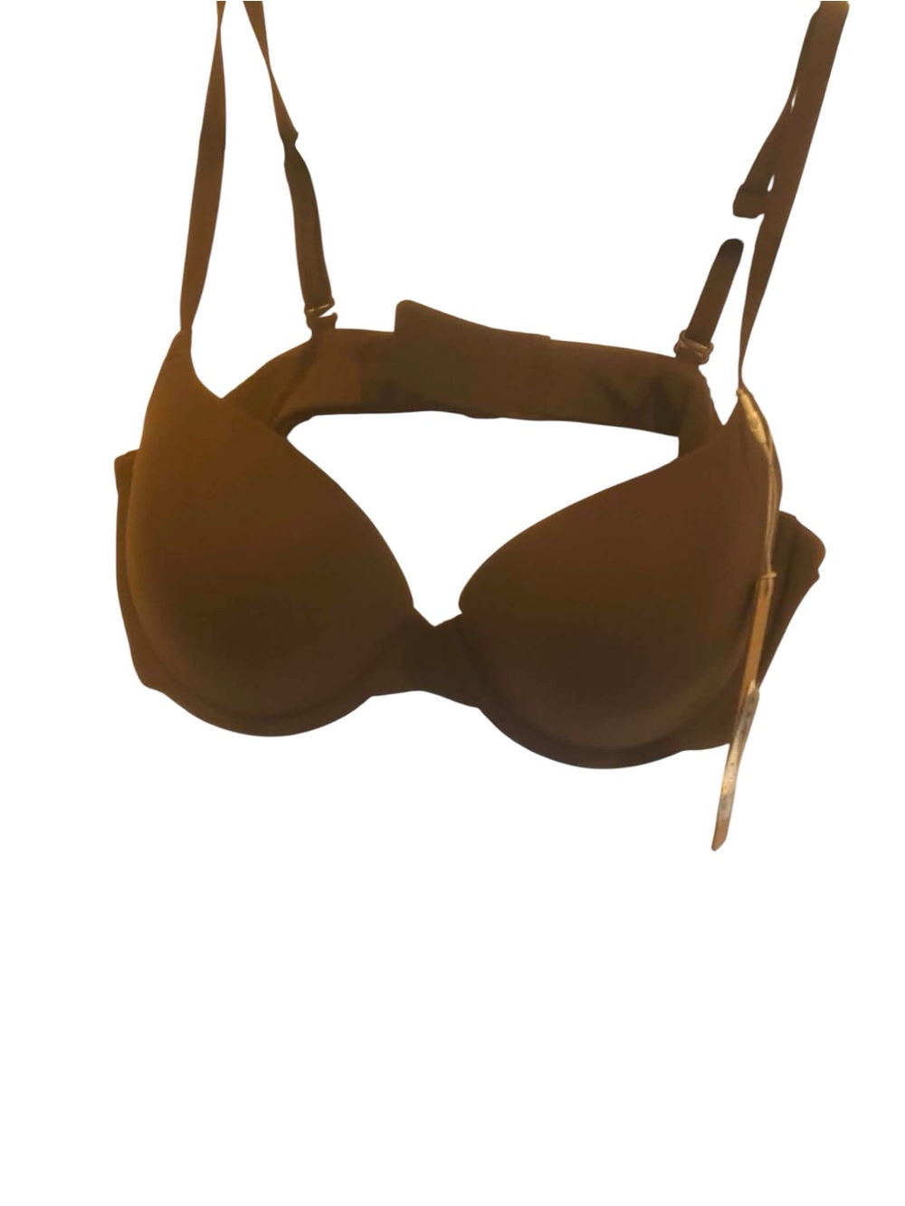 NWT Skims Fits Everybody Push Up Demi Bra COCOA Size 36B